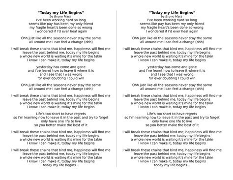 When Will My Life Begin Lyrics: I've got my mother's love / I shouldn't ask for more / I've got so many things / I should be thankful for / I've got everything, except, I guess, a door / Perhaps ...